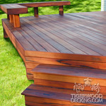 Tigerwood Deck and Bench